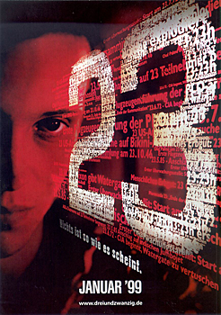 Plakatmotiv: 23 &ndash; Nichts ist so, wie es scheint (1998)