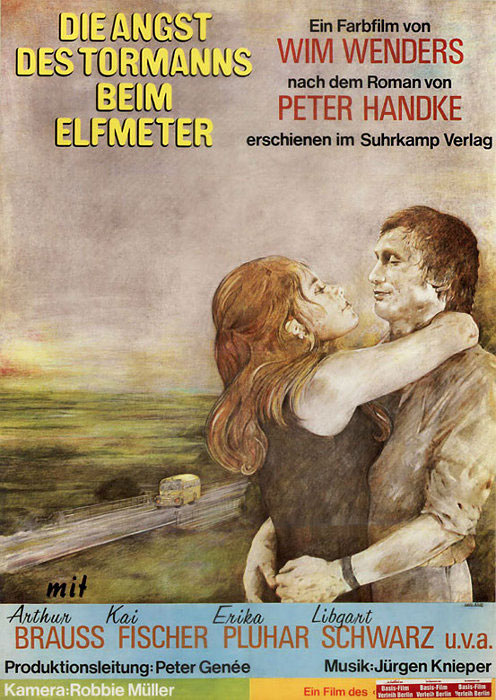 Plakatmotiv: Die Angst des Tormanns beim Elfmeter (1972)