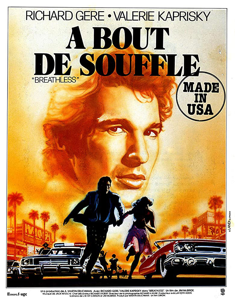 Plakatmotiv (Fr.): &Agrave; bout de soufle &ndash; Atemlos (1983)