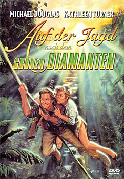 Plakatmotiv: Auf der Jagd nach dem Gr&uuml;nen Diamanten (1984)