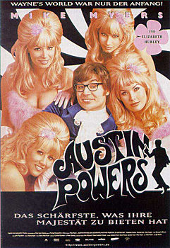 Kinoplakat: Austin Powers – Das Schärfste, was Ihre Majestät zu bieten hat Kinoplakat: Austin Powers – Das Schärfste, was Ihre Majestät zu bieten hat