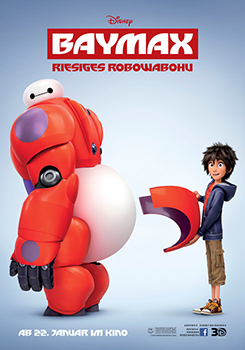 Kinoplakat: Baymax – Riesiges Robowabohu