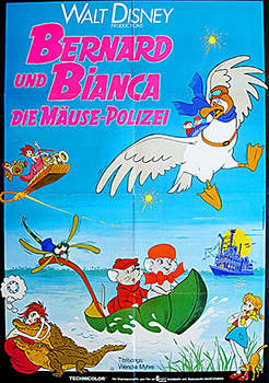 Kinoplakat: Bernard und Bianca – Die Mäusepolizei