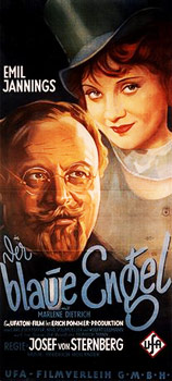 Plakatmotiv: Der blaue Engel (1930)
