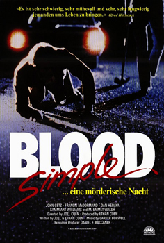 Plakatmotiv: Blood Simple &ndash; Eine m&ouml;rderische Nacht (1984
