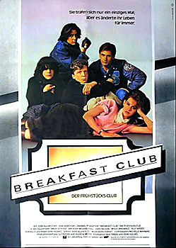 Kinoplakat: The Breakfast Club &ndash; Der Fr&uuml;hst&uuml;cksclub