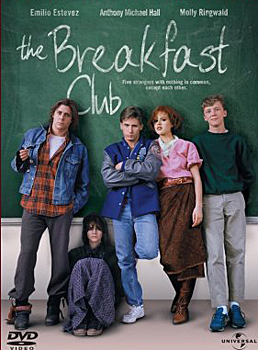 DVD-Cover (US): The Breakfast Club &ndash; Der Fr&uuml;hst&uuml;cksclub