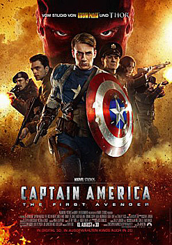 Kinoplakat: Captain America &ndash; The First Avenger