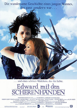 Plakatmotiv: Edward mit den Scherenh&auml;nden (1990)