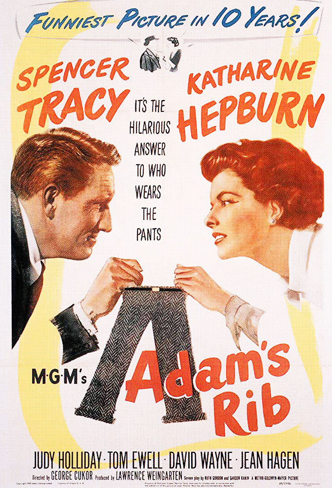 Kinoplakat (US): Adam's Rib &ndash; Ehekrieg (1949)