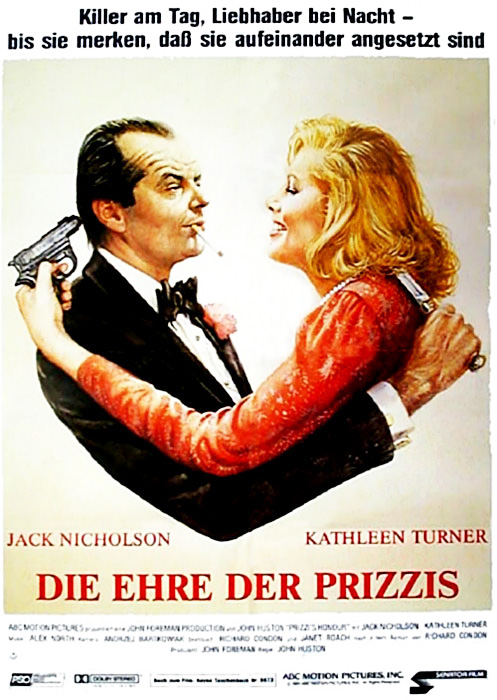 Plakatmotiv: Die Ehre der Prizzis (1985)
