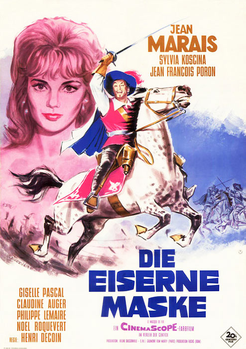 Plakatmotiv: Die eiserne Maske (1962) Plakatmotiv: Die eiserne Maske (1962)