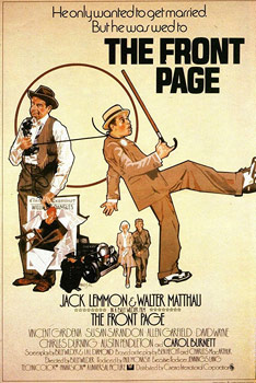 Plakatmotiv (US): The front Page (1974) Plakatmotiv (US): The front Page (1974)