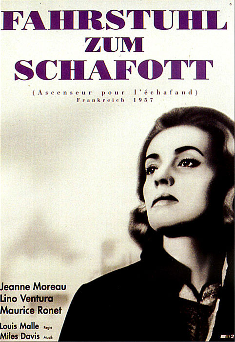 Plakatmotiv: Fahrstuhl zum Schafott (1958)