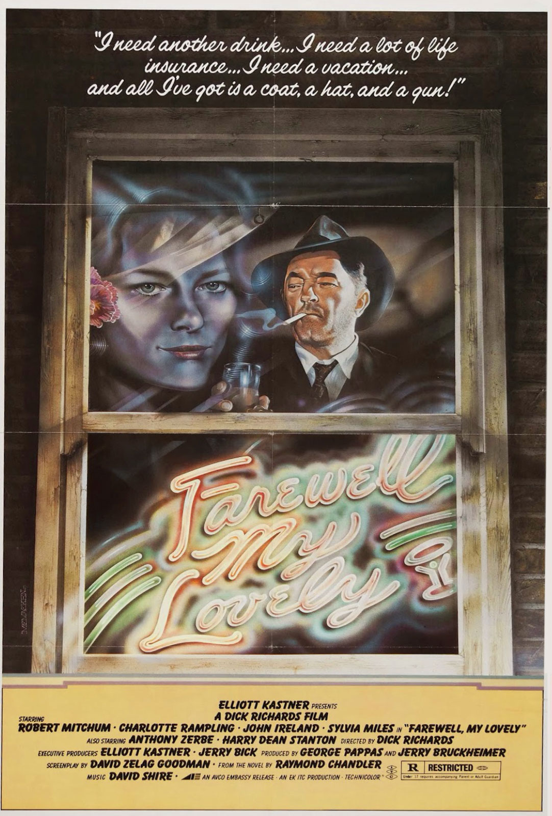 Plakatmotiv (US): Farewell, my Lovely(1975)
