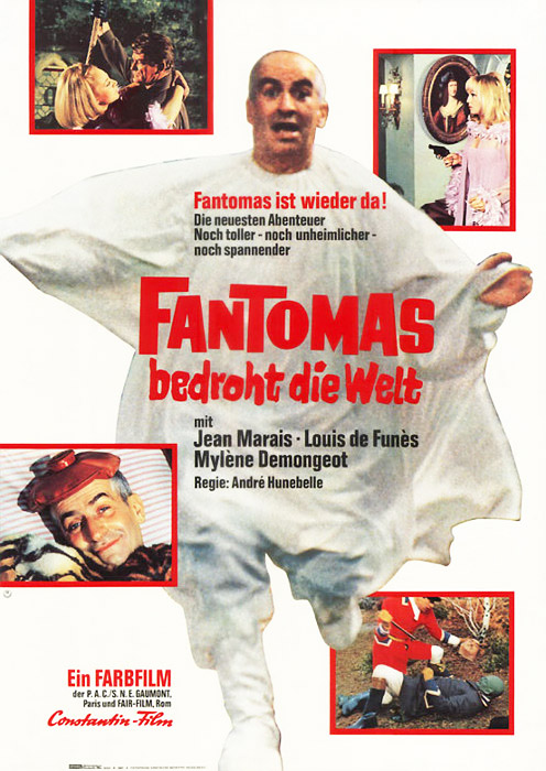 Plakatmotiv: Fantomas bedroht die Welt (1967)