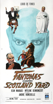 Plakatmotiv (Fr.): Fant&ocirc;mas contre Scotland Yard (1967)