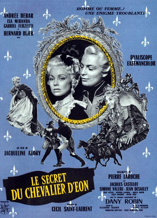 Plakatmotiv (Fr.): Le secret du Chevalier d'&Eacute;on (1959)