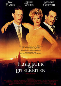 Plakatmotiv: Fegefeuer der Eitelkeiten (1990)