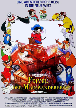 Plakatmotiv: Feivel, der Mauswanderer (1986) Plakatmotiv: Feivel, der Mauswanderer (1986)