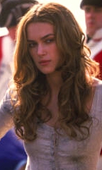 Keira Knightley ist Elizabeth Swann in Prates of the Caribbean - Fluch der Karibik 2 (2003)