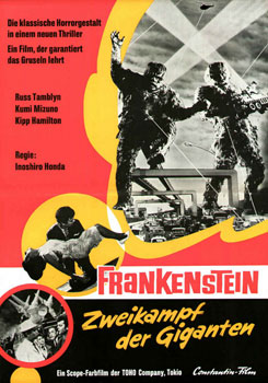 Plakatmotiv: Frankenstein &ndash; Zweikampf der Giganten (1966)