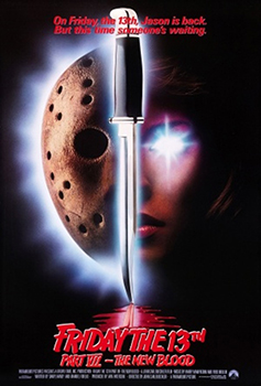 Kinoplakat (US): Freitag der 13. Teil VII – Jason im Blutrausch