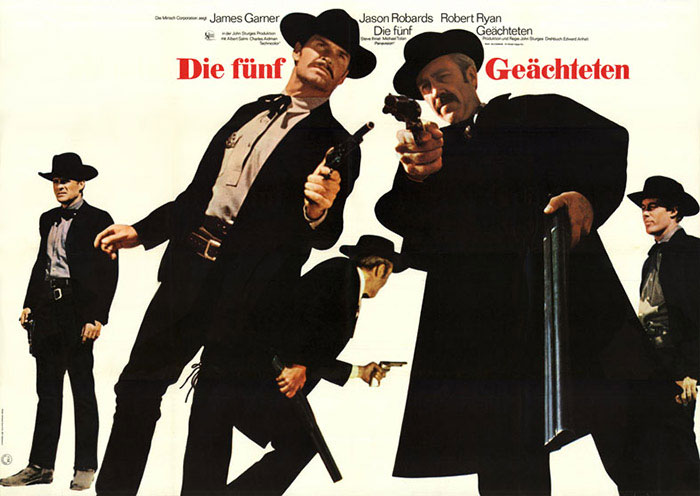 Plakatmotiv: Die f&uuml;nf Ge&auml;chteten (1967)
