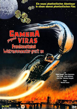 DVD-Cover: Gamera gegen Viras – Frankensteins Weltraummonster greift an (1968) DVD-Cover: Gamera gegen Viras – Frankensteins Weltraummonster greift an (1968)