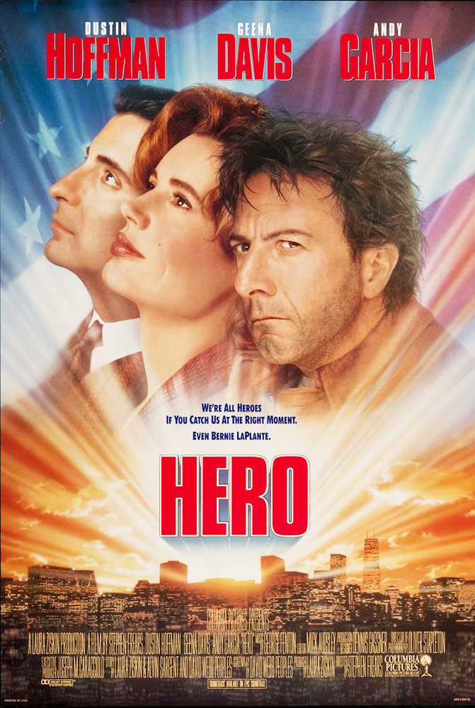 Plakatmotiv (US): Hero &ndash; Ein ganz normaler Held (1992)
