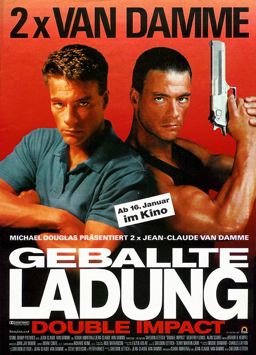 Plakatmotiv: Geballte Ladung – Double Impact (1991) Plakatmotiv: Geballte Ladung – Double Impact (1991)