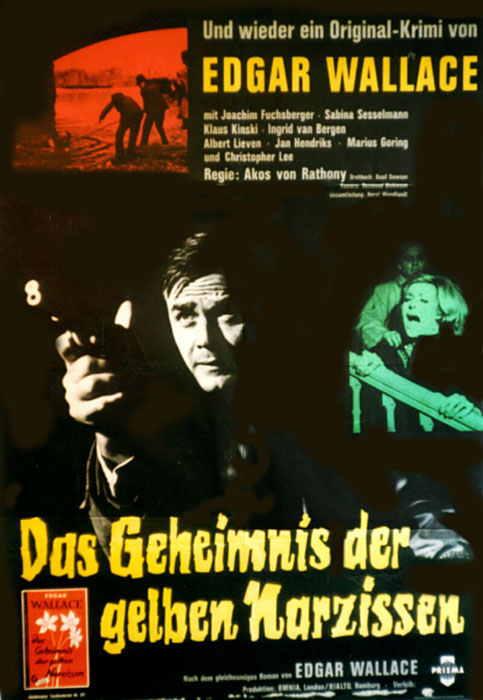 Plakatmotiv: Das Geheimnis der gelben Narzissen (1961)