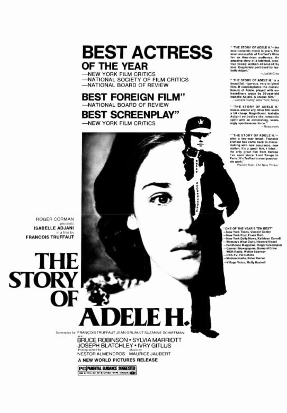 Plakatmotiv (UK): The Story of Ad&egrave;le H. (1975)