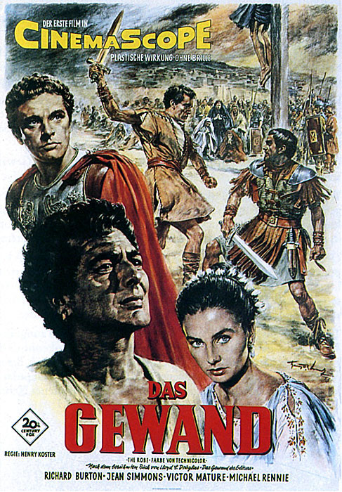 Plakatmotiv: Das Gewand (1953)