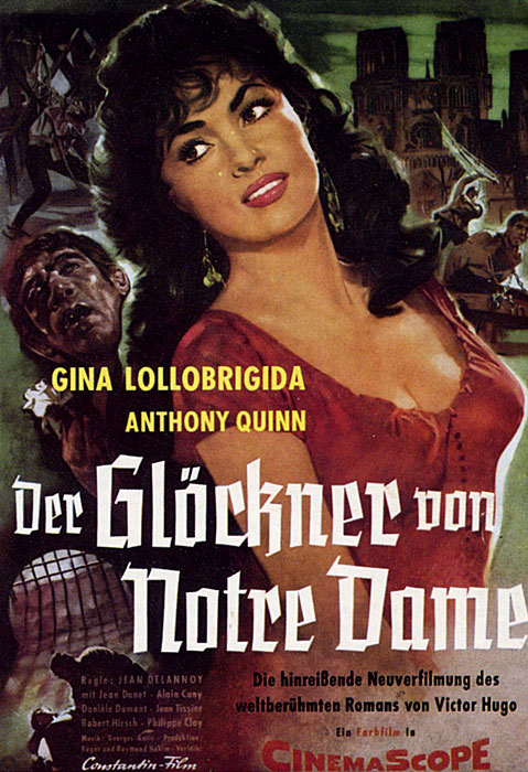 Plakatmotiv: Der Gl&ouml;ckner von Notre Dame (1956)