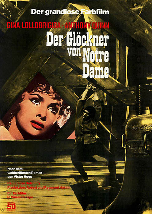 Plakatmotiv: Der Gl&ouml;ckner von Notre Dame (1956)