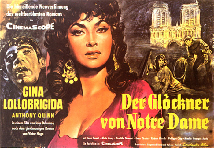 Plakatmotiv: Der Gl&ouml;ckner von Notre Dame (1956)