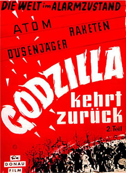 Plakatmotiv: Godzilla kehrt zurück (1955) Plakatmotiv: Godzilla kehrt zurück (1955)
