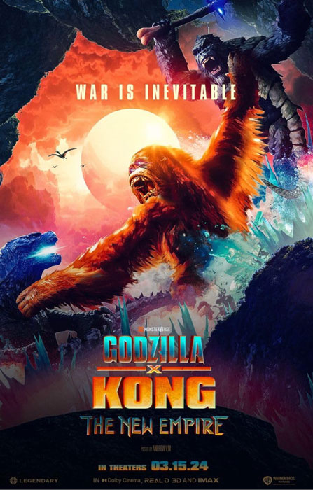 Plakatmotiv (US): Godzilla &times; Kong: The New Empire (2024)