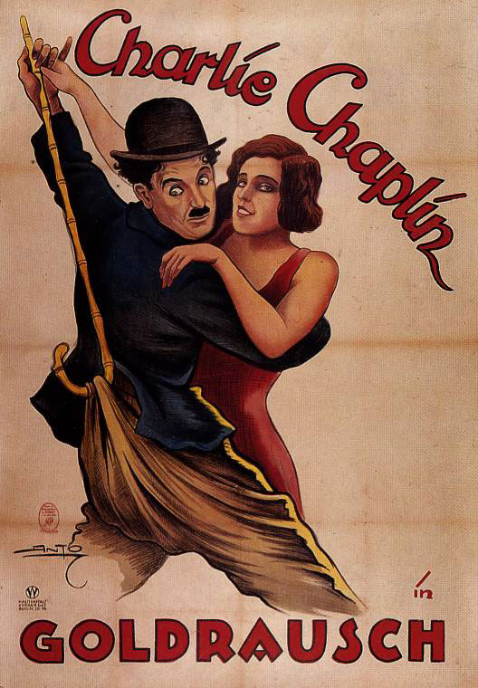 Plakatmotiv: Goldrausch (1925)