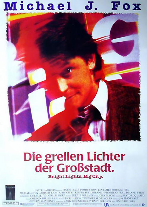 Plakatmotiv: Die grellen Lichter der Großstadt (1988) Plakatmotiv: Die grellen Lichter der Großstadt (1988)