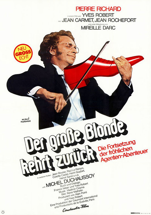 Plakatmotiv: Der gro&szlig;e Blonde kehrt zur&uuml;ck (1974)
