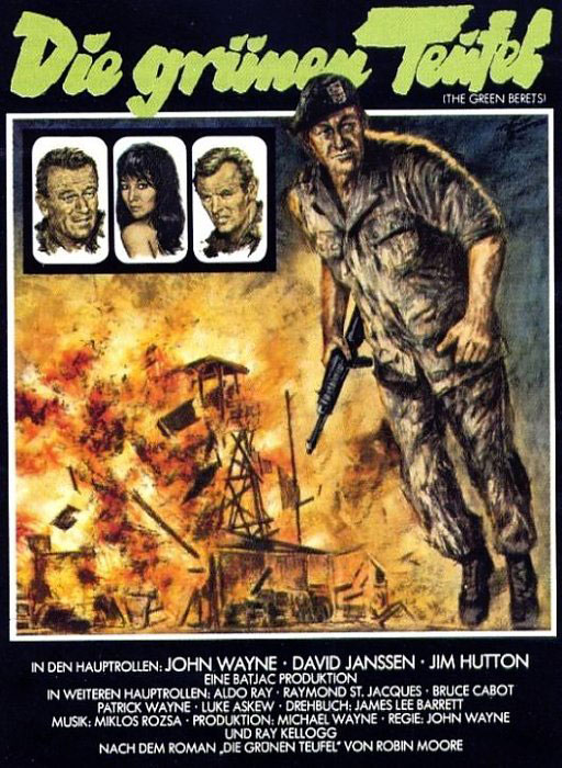 Plakatmotiv: Die gr&uuml;nen Teufel (1968)