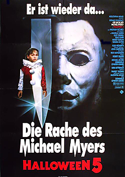 Kinoplakat: Halloween V – Die Rache des Michael Myers Kinoplakat: Halloween V – Die Rache des Michael Myers