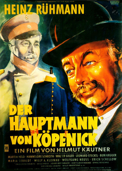Plakatmotiv: Der Hauptmann von K&ouml;penick (1956)