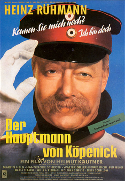 Plakatmotiv: Der Hauptmann von K&ouml;penick (1956)
