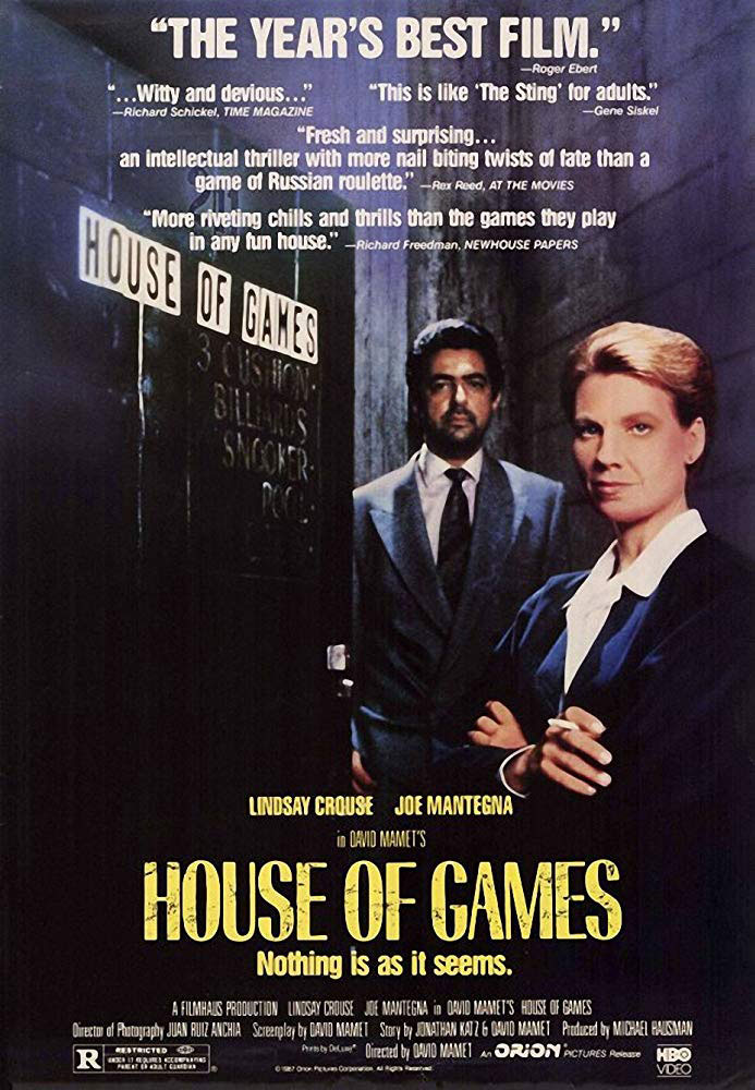 Plakatmotiv (US): House of Games &ndash; Haus der Spiele (1987)