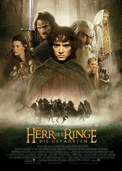 Kinoplakat: Der Herr der Ringe - Die Gefährten