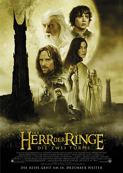 Kinoplakat: Der Herr der Ringe – Die zwei Türme