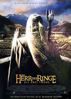 Kinoplakat: Der Herr der Ringe – Die zwei Türme
